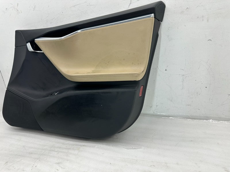 100791200D 12-20 Tesla Model S Front Right Interior Door Panel Trim Card Cover 1007936-26-M