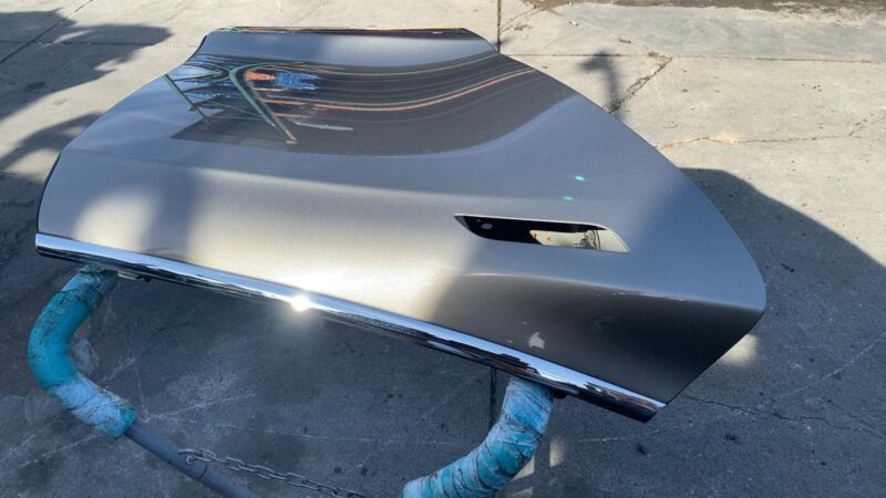 2012-2015 Tesla Model S Rear Passenger Side Door Shell Panel Right RH Brown PPTI