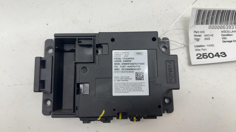 PJ8T-14H076-FYE ⭕ 21-24 Ford Mustang Mach-E Telematic Communication Module Unit PJ8T-14H076-FYE