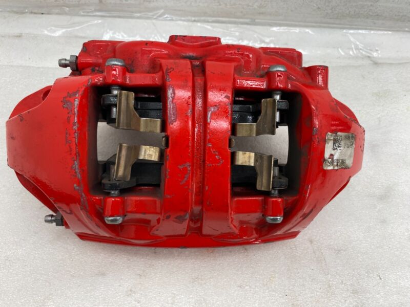 1044641 00 F ⭕ 2017-2022 Tesla Model 3 Front Left Performance Brake Caliper Red 1044641-00-F