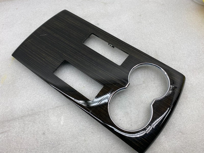 1024237 05 A ⭕ 2012-2020 Model S Center Console Cup Holder Trim Cover Wood Grain 1024237-05-A