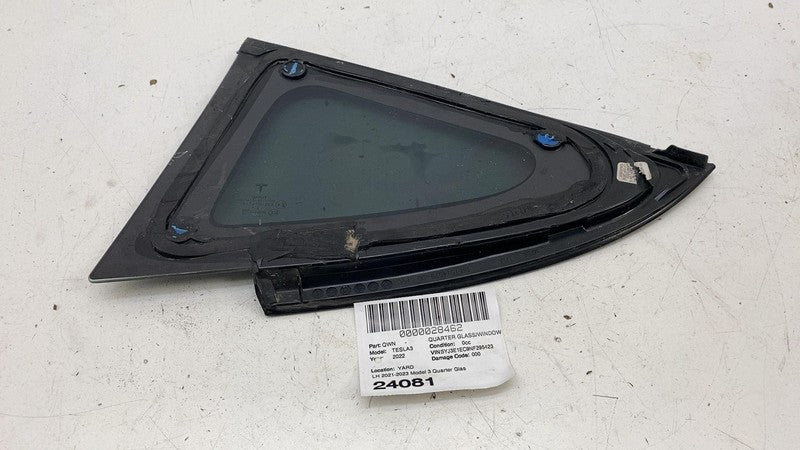 ⭕ 2021-2023 Tesla Model 3 Rear Side Quarter Fixed Window Glass Right R
