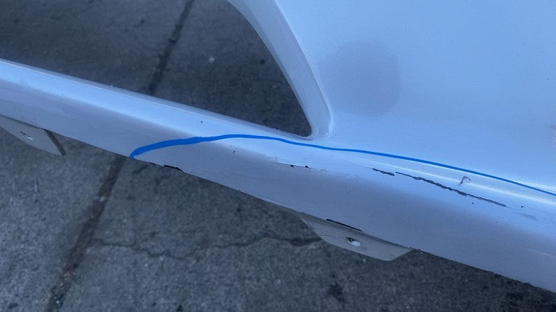 2020-2023 Tesla Model Y MY Front Bumper Cover w/ Park Sensor Holes White - PPSW