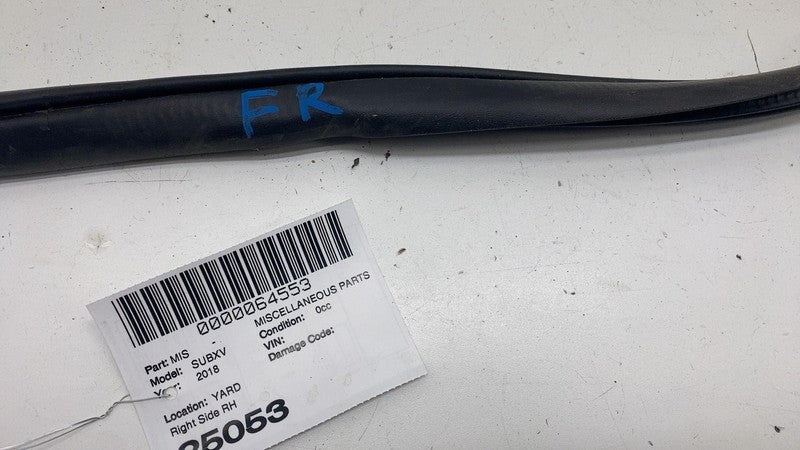 ⭕ 18-23 Subaru XV Crosstrek Front Passenger Door Body Weatherstrip Seal Right RH