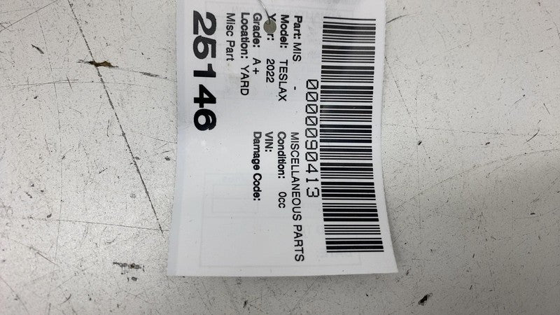 ⭕ 21-25 Model X Rear Left Side C-Pillar Middle Trim Cover Panel LH 107