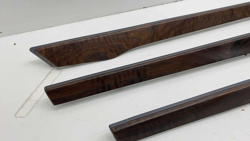 ⭕ 16-20 Model X Front & Rear Door Molding Trim Decor Left & Right Ash