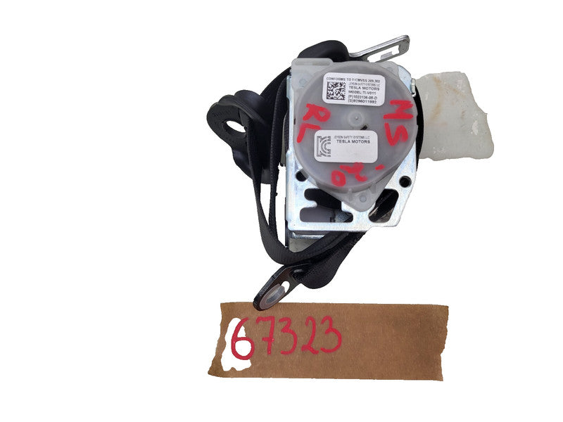 102313605D ⭕ 2016-2020 Tesla Model S Rear Left 2nd Row Seat Belt and Retractor 1023136-05-D