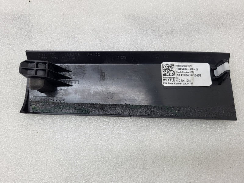 108630600G ⭕ 2017-2023 Tesla Model 3 Passenger Right Mid A-Pillar Trim Cover 1086306-00-G