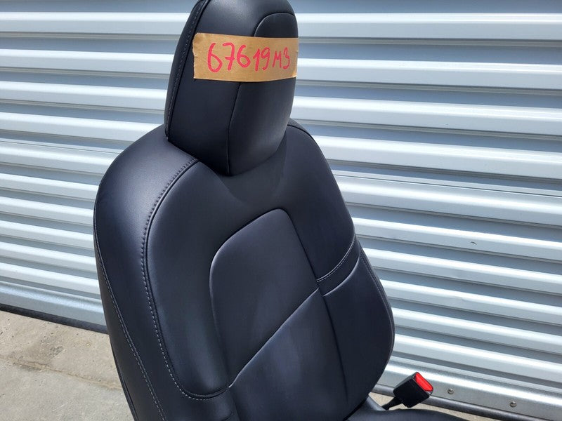 ⭕ 2017-2022 Tesla Model 3 Y Front Passenger Side 1st Row Seat Black Right Assy