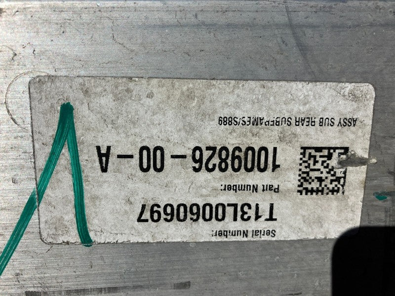 100982600A ⭕2012-2020 Tesla Model S X Rear Chassis Subframe Cradle Crossmember 1009826-00-A