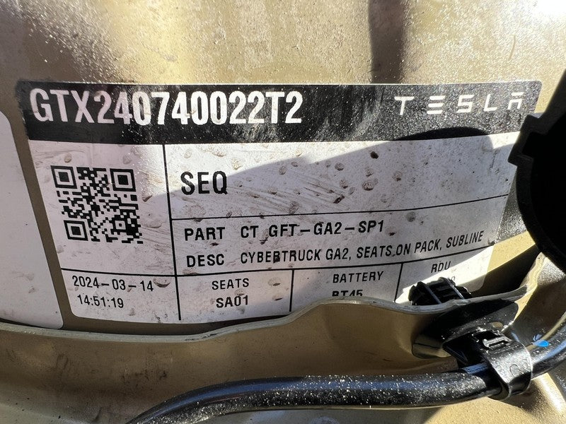 1783970-TX-E ⭕ Tesla Cybertruck Beast Battery Pack 800V High Voltage 1783970-TX-E 2,896 mi