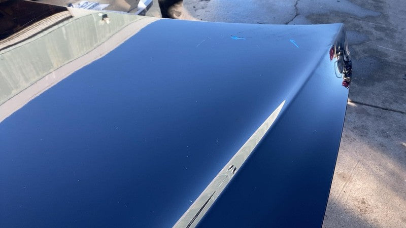 2012-2015 Tesla Model S Front Bonnet Hood Shell Panel w/ Insulation Liner - Blue