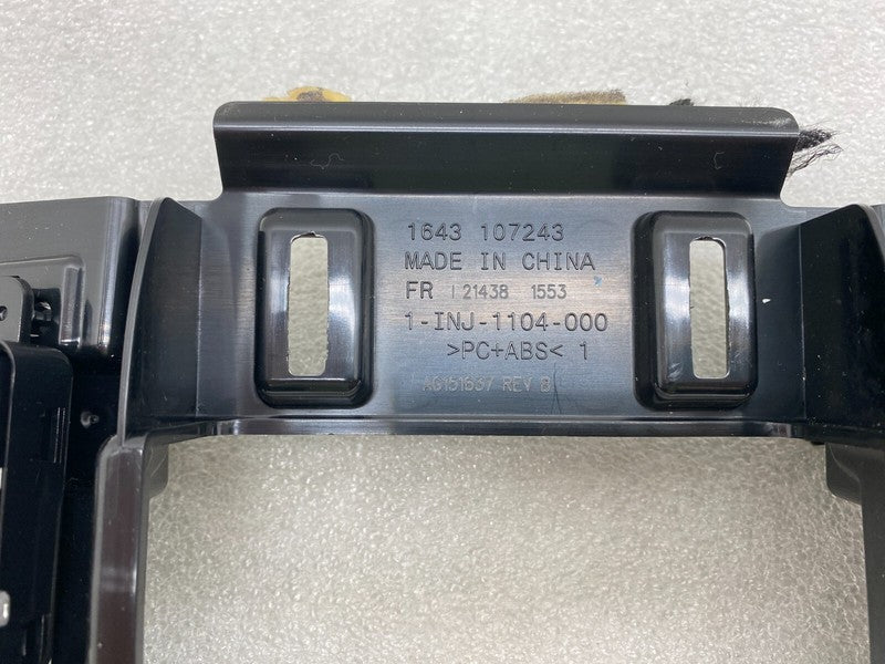 1-INJ-1104-000 ⭕ 12-20 Tesla Model S MS Front Overhead Console Backing Plate w/ Roof Dome Lamp