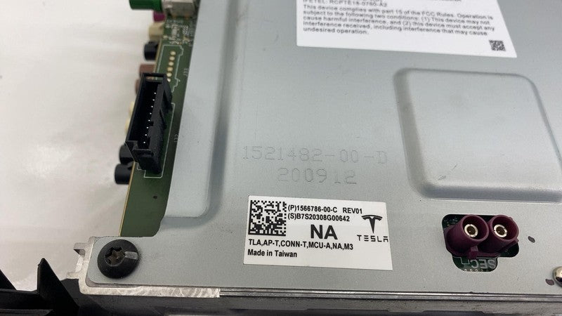 ⭕ 17-23 Model 3 MCU Media Control Unit Service Car Computer Module 156