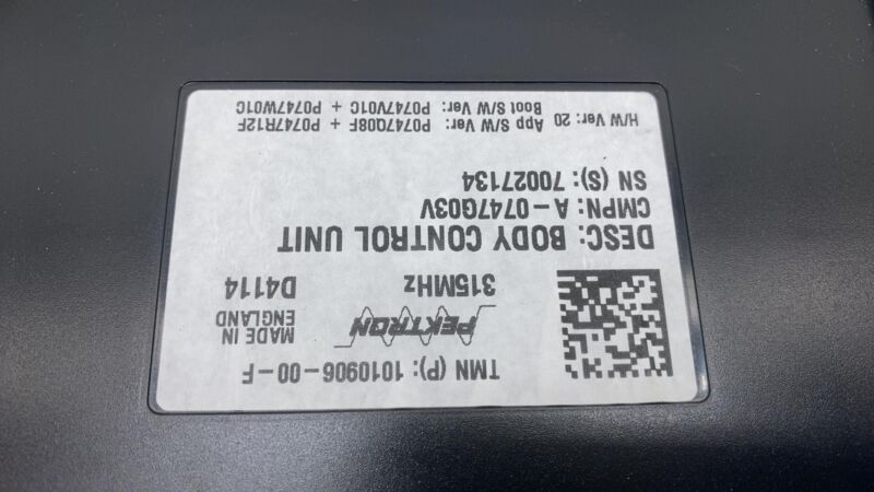 1010906 00 F 2012-2020 Tesla Model S Body Controller BCM Control Module (315MHZ) Assembly OEM