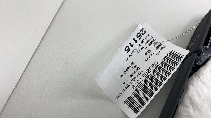 ⭕ 2016-2020 Tesla Model X Rear Driver Side Falcon Door Panel Trim Card
