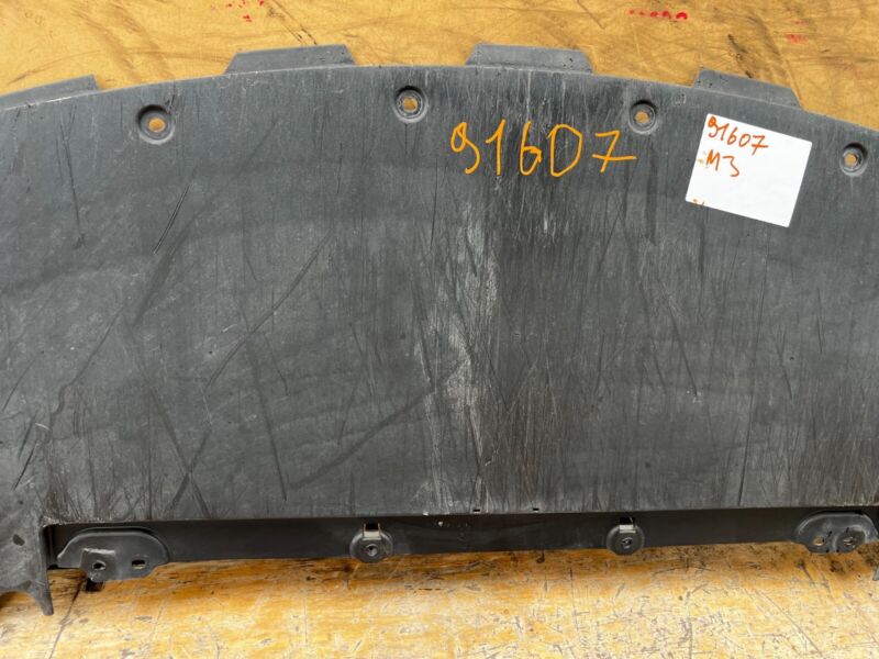 108417400C ⭕ 17-23 Model 3 Front Bumper Lower Valance Under Tray Diffuser OEM 1084174-00-C