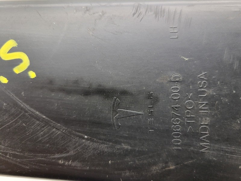 100667400D ⭕ 12-15 Model S Rear Driver Side Boot Trunk Trim Cover Panel Left 1006674-00-D