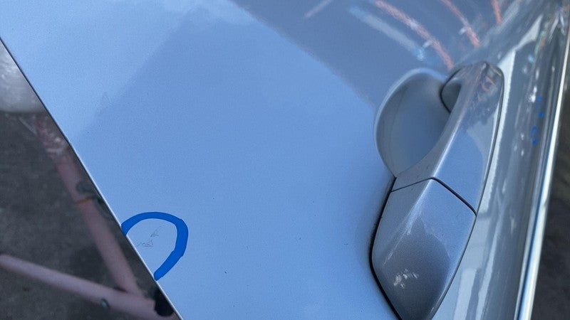 2011-2018 Porsche Cayenne Rear Driver Side Door Shell Panel Left Silver - LX7W