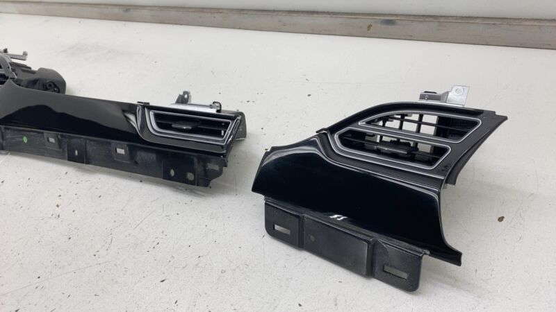 600762800C 12-15 Model S SET of Dash A/C Air Vent Outlet Dashboard Trim Panel 6007629-00-C