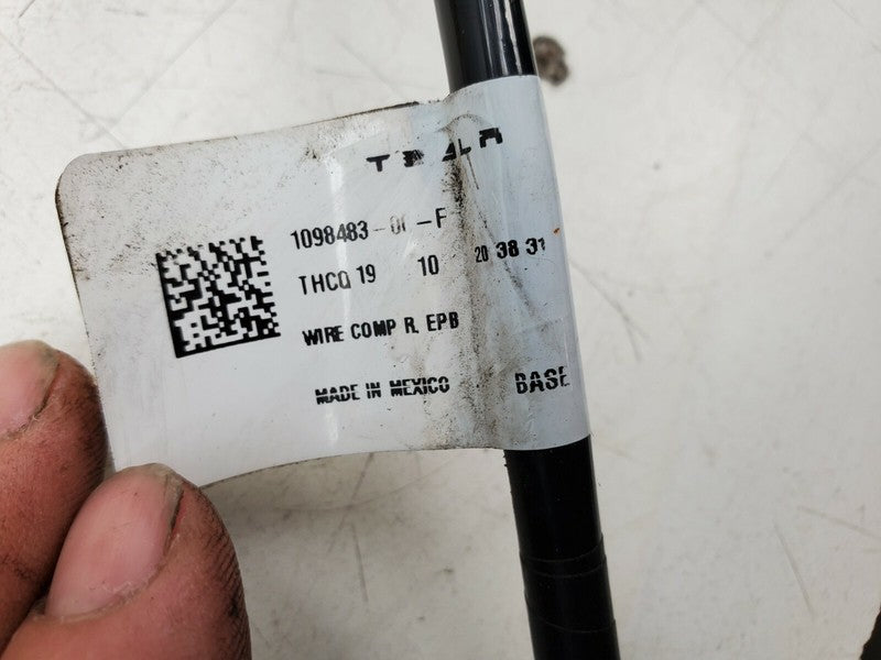 1044624 00 G ⭕ 2017-2025 Tesla Model 3 Rear Right Caliper + Brake Hose Line BASE 1044624-00-G