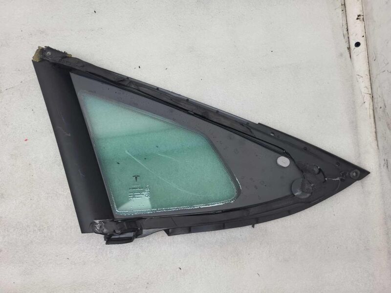 E9 43R-00810 2012-2020 Tesla Model S MS Rear Driver Side Quarter Fixed Glass Left LH Assembly