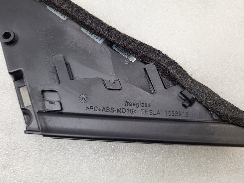 1034909 ⭕ 16-20 Model X MX Front Right Door Quarter Applique Corner Glass Cover 1034909