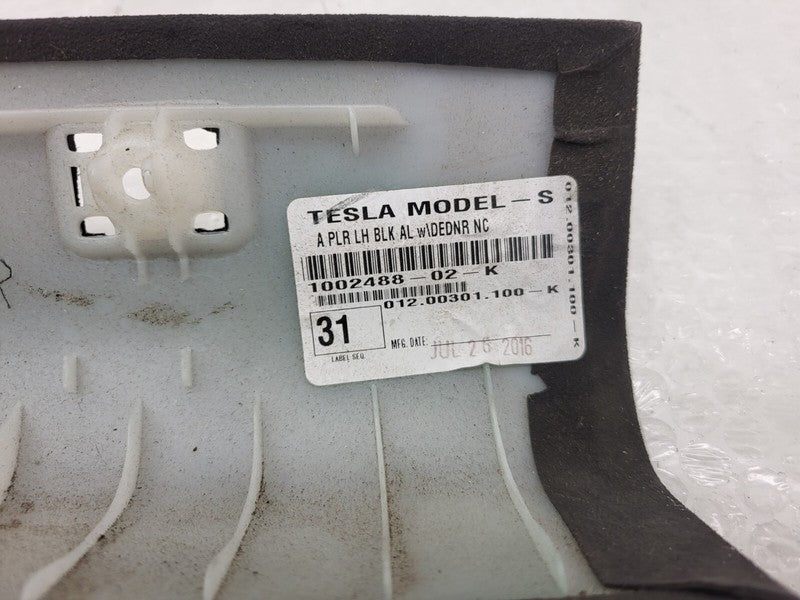 100248802K 2012-2020 Tesla Model S MS Driver Side B-Pillar Upper Trim Cover Panel Left Assy