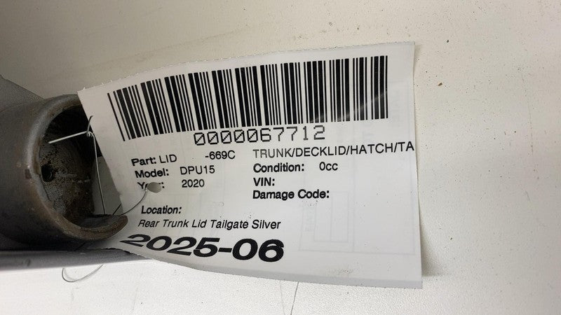 ⭕ 2013-2024 Ram 1500 Pickup Truck Rear Trunk Lid Tailgate Silver suit Assembly