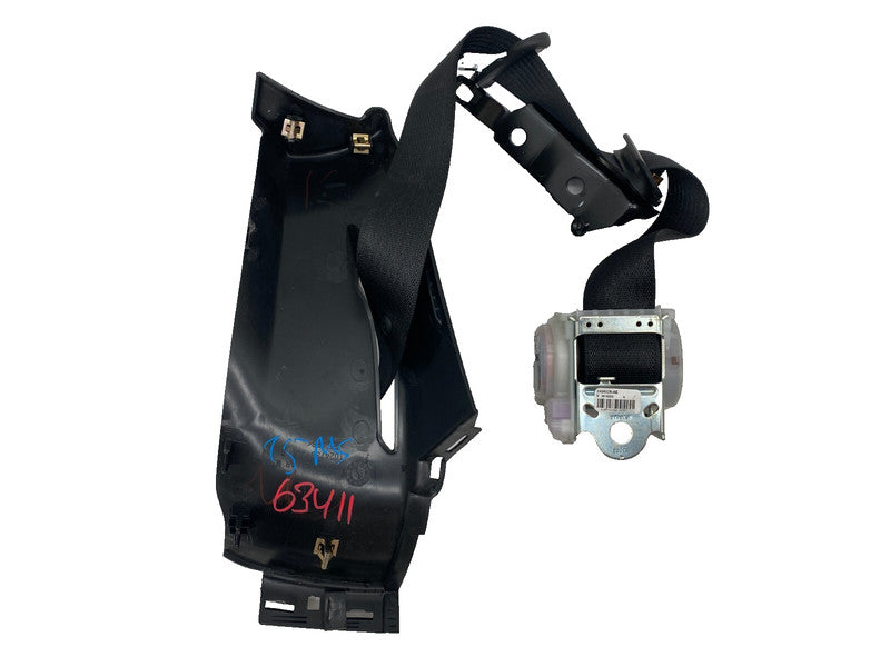 ⭕12-15 Model S Rear Left Seatbelt & Retractor w/ Mid C-Pillar Cover 10