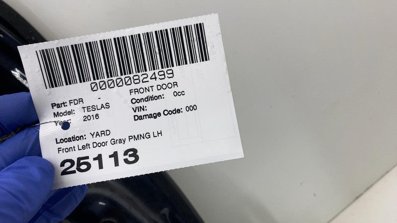 ⭕ 2012-2015 Tesla Model S Front Driver Side Door Shell Panel Left LH G