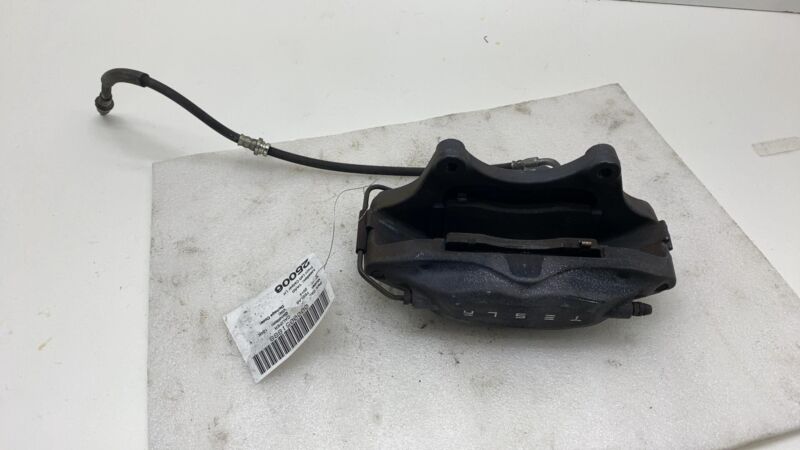 2012-2020 Tesla Model S MS Front Driver Side Caliper w/ Brake Hose Line Left LH