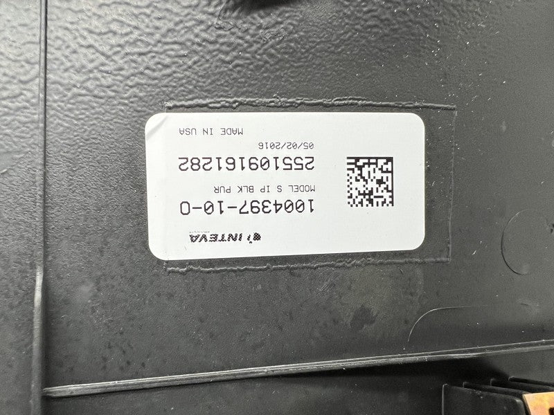 2012-2020 Tesla Model S Dashboard Instrument Panel Interior Dash Trim