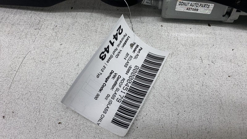 A 218 820 01 42 ⭕ 10-16 Mercedes-Benz E350 E-Class Panoramic Roof Glass Frame Track A2188200142