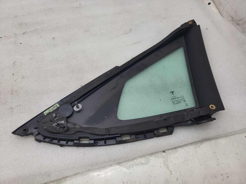 E6 43R-008010 2012-2020 Tesla Model S Rear Driver Side Quarter Fixed Glass Left LH Assembly