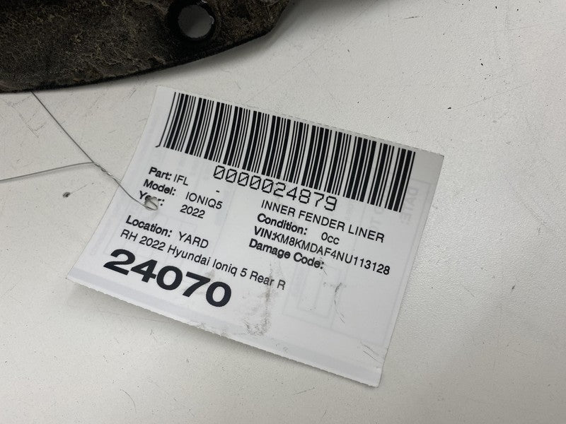⭕ 2022 Hyundai Ioniq 5 Passenger Side Inner Fender Liner Splash Shield Right OEM