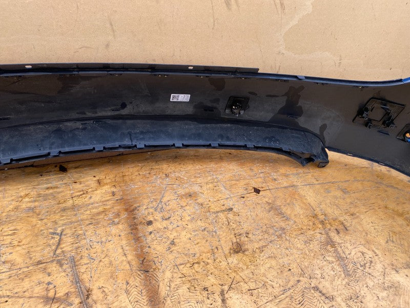 109747500A ⭕ 21-23 Tesla Model X Rear Bumper Cover Black w/ Park Sensor Holes 1097475-00-A