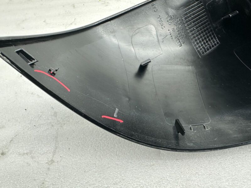 2017-2023 Tesla Model 3 Driver Side Exterior Door Mirror Skull Cap Cover Left LH