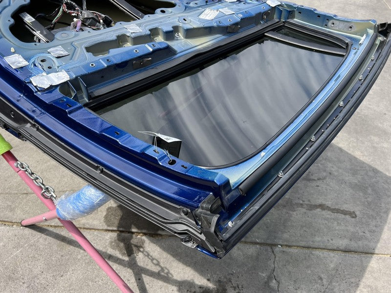 1028790-00-K ⭕ 2016-2024 Tesla Model X Rear Driver Side Falcon Door Panel Left LH Blue - PPSB
