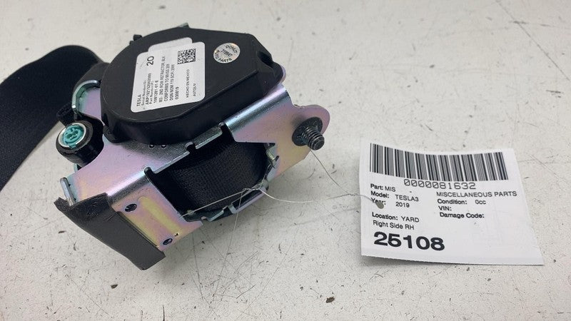⭕ 17-23 Tesla Model 3 Rear Left = Right 2nd Row Seat Belt Retractor 10