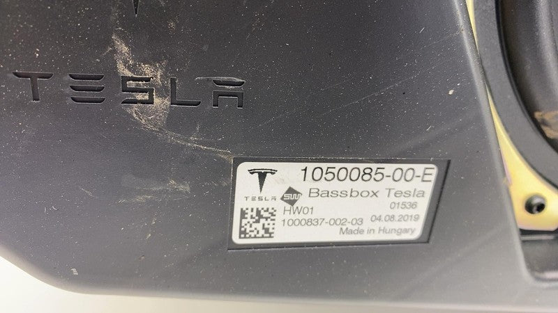 105008500E 2016-2020 Tesla Model X Premium Subwoofer Bassbox Audio Speaker Woofer Assembly