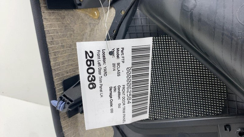 A0028201901 ⭕ 14-17 Mercedes-Benz B-Class Front Driver Side Door Panel Trim Cover Brown Left