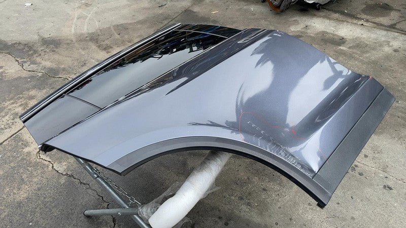 1028791-00-K ⭕16-23 Tesla Model X Rear Passenger Side Falcon Door Shell Panel Right Gray PMNG