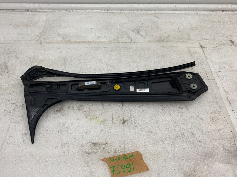 1092312 00 C ⭕ 2016-2020 Tesla Model X Right B-Pillar Applique Trim Molding w/ Camera & Seal