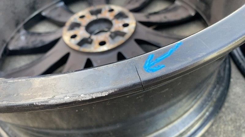 2012 2013 2014 2015 Tesla Model S PAIR of 21" Alloy Wheel Rim 21x8.5J