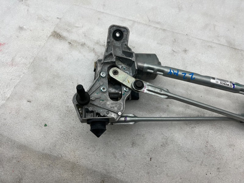 1658936 00 A ⭕ 20-22 Tesla Model Y Front Windshield Wiper Linkage Module & Motor 1658936-00-A