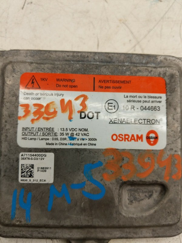 10R-044663 ⭕ 12-15 Model S Xenon HID Bulb Headlight Ballast Control Unit Module 10R-044663