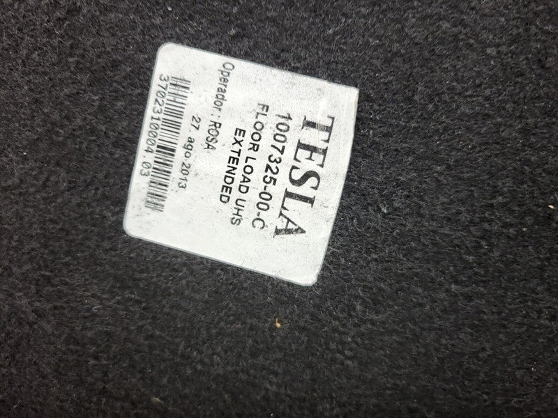 100732500C ⭕ 12-15 Model S Rear Luggage Compartment Trunk Floor Mat Extension 1007325-00-C