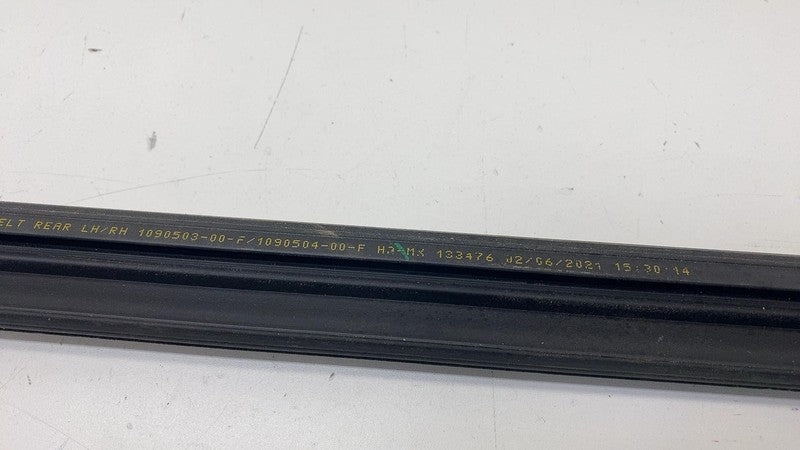 109050300F ⭕ 2017-2023 Tesla Model 3 Rear Left Door Inner Belt Rubber Seal LH 1090503-00-F