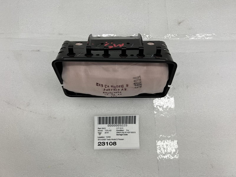 ⭕ 12-20 Model S Passenger Side Dash Instrument Panel Airbag Right 1118
